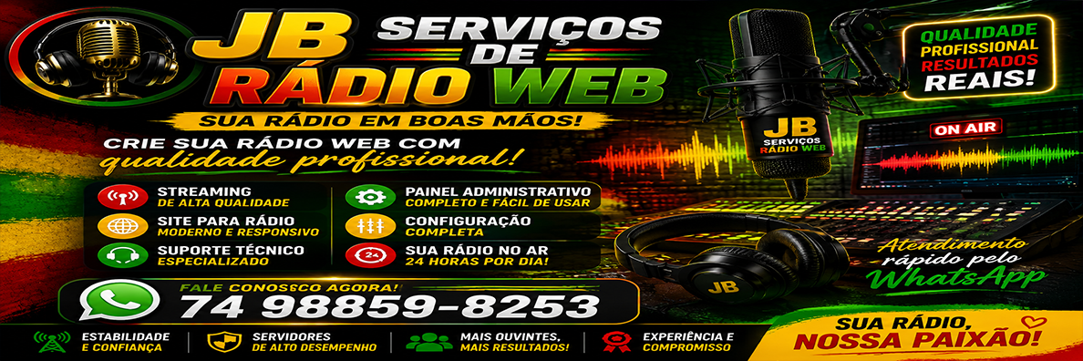 RádioBS é um sistema incrível para web rádio com layout responsivo.